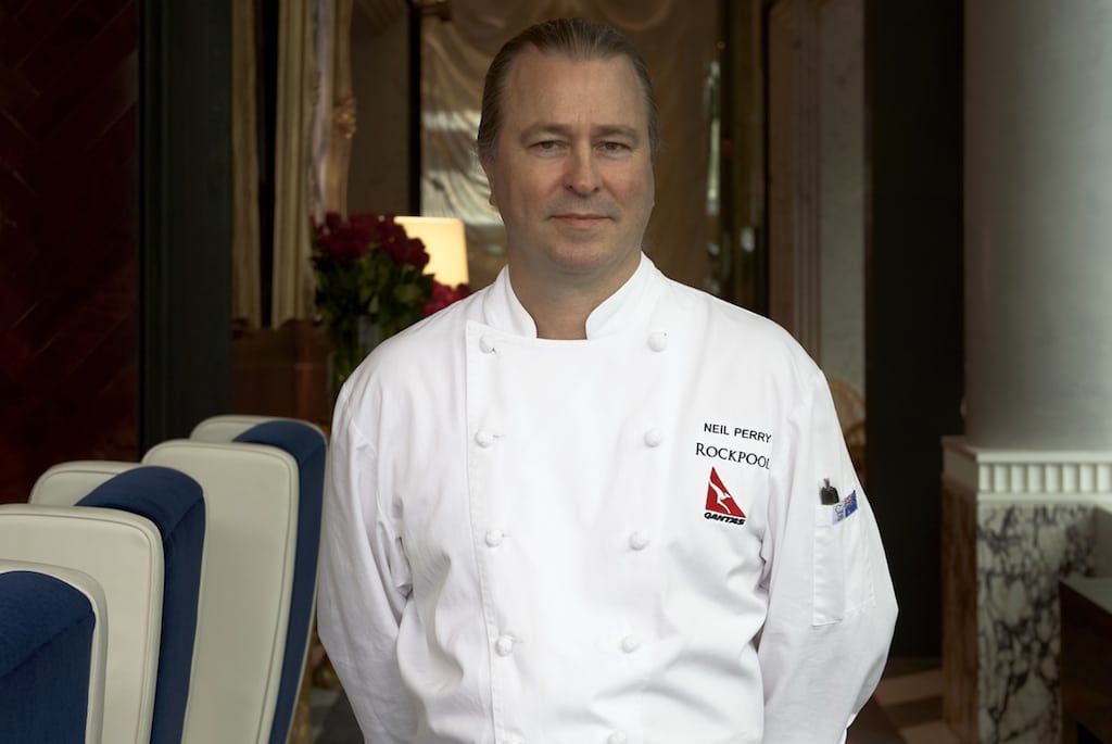 Australian Chef Neil Perry, who designs some meals for Qantas Airways, as well as runs a small restaurant empire.