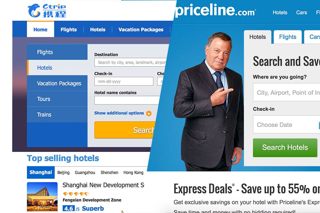 Priceline Group CEO Darren Huston believes that his company has found a kindred spirit in China's Ctrip, with Huston going so far as to characterize the two companies as almost second cousins.