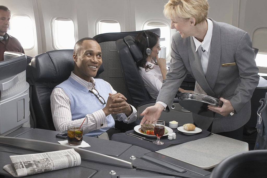 Skift Business Traveler: American First Class Passengers Leave Hungry