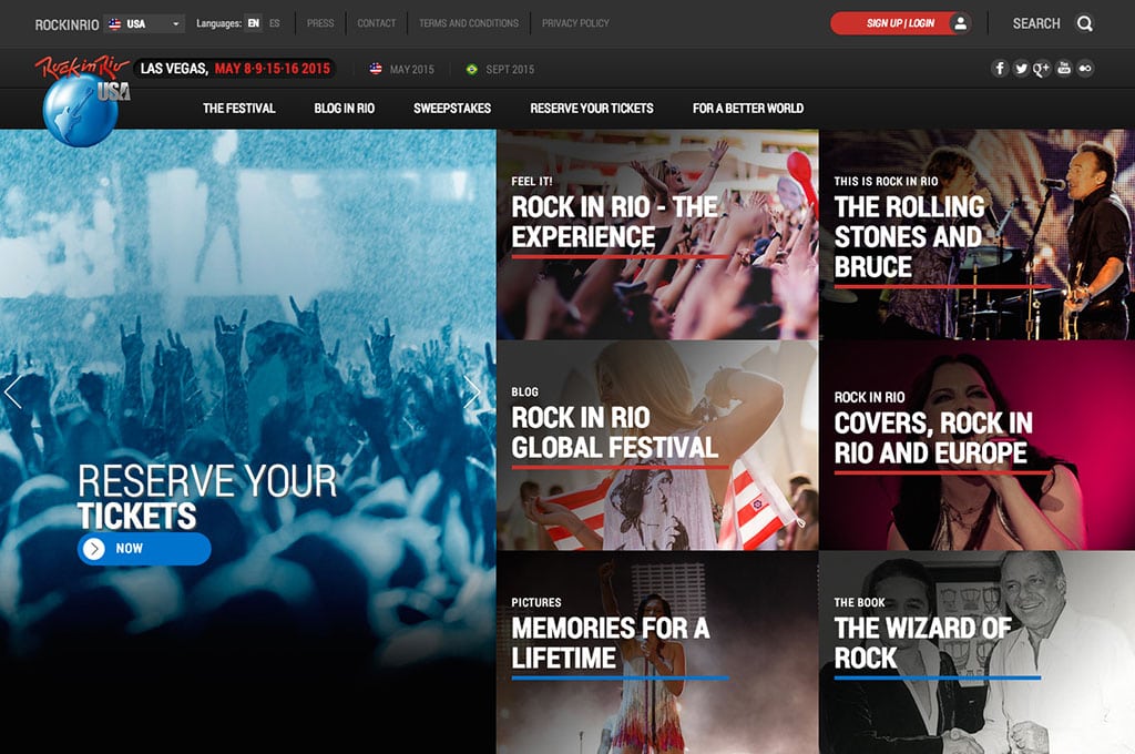 The Rock in Rio music festival is coming to America for the first time in May 2015 .