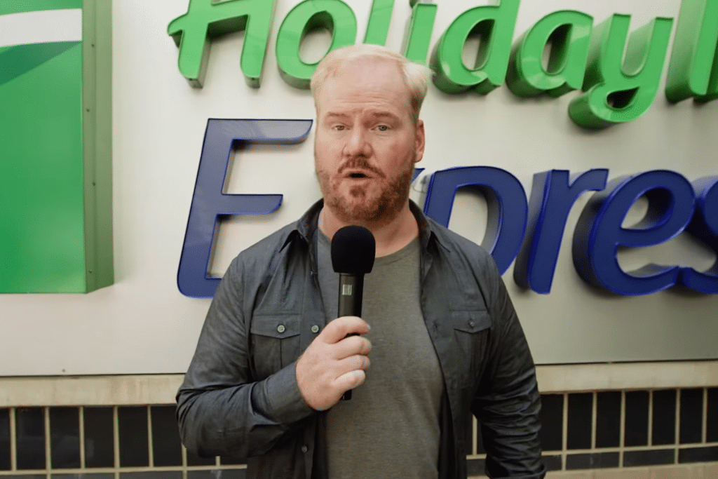 Comedian Jim Gaffigan is the spokesperson for Holiday Inn Express' latest iteration of its Stay Smart campaign. 