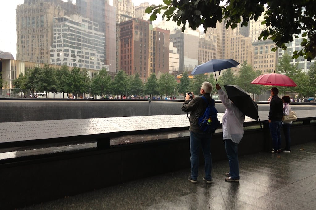 Even on a recent rainy Tuesday morning, couples and tour groups milled around the outdoor memorial snapping photos under umbrellas before descending into the museum.