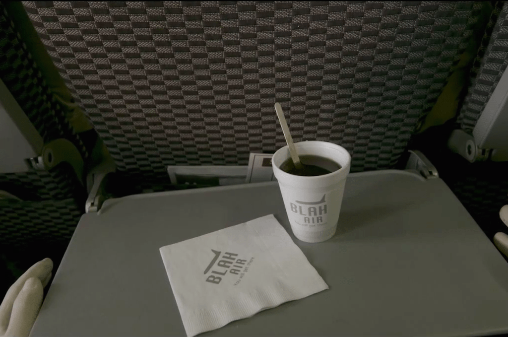 A clip of the Blah Airlines' experience as captured by Virgin America. 
