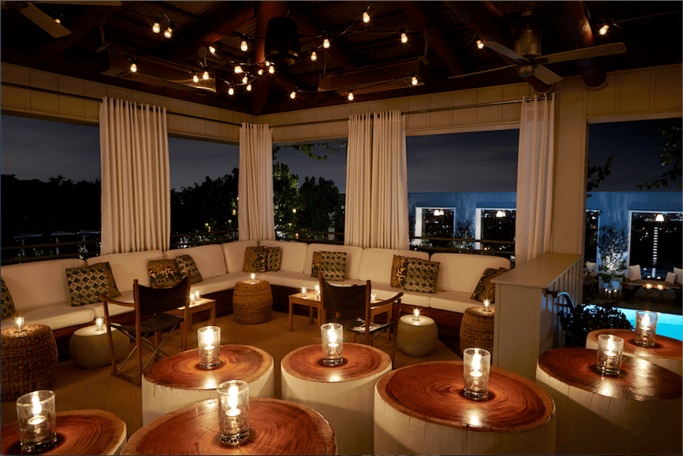 The Sky Bar at the Mondrian LA, the first Morgans' property to host a Dinner Party.