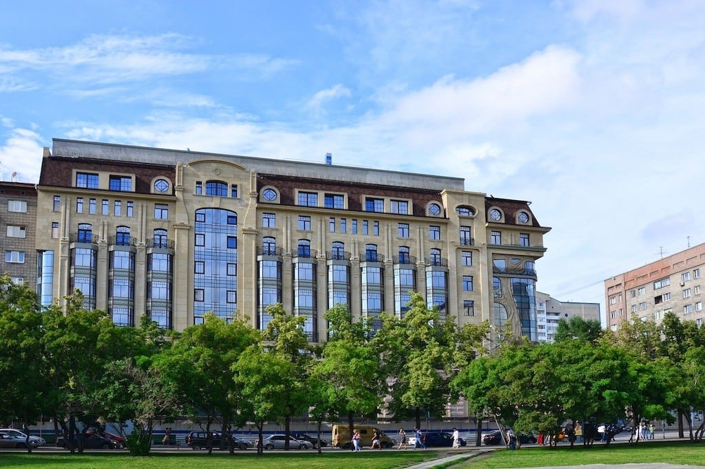 Booking.com powers search and booking on Marriott International's websites in  Italian, Russian, Arabic and Brazilian Portuguese languages. Pictured is the Novosibirsk Marriott Hotel in the Russian Federation.