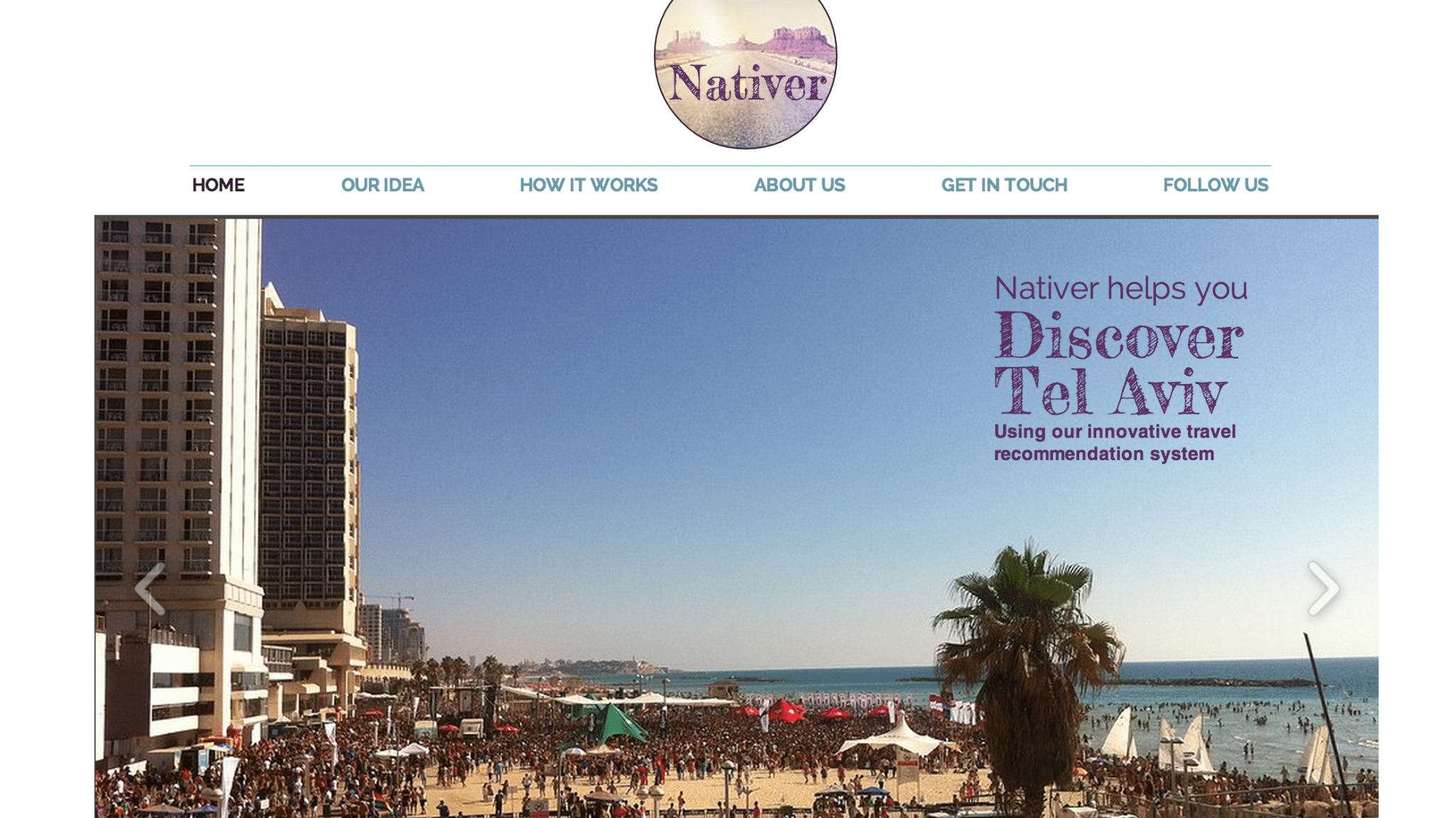 Nativer collects and interprets user data to create a unique Taste Profile for each user, which is then used to match users to the right restaurants, nightlife, and experiences in Tel Aviv.