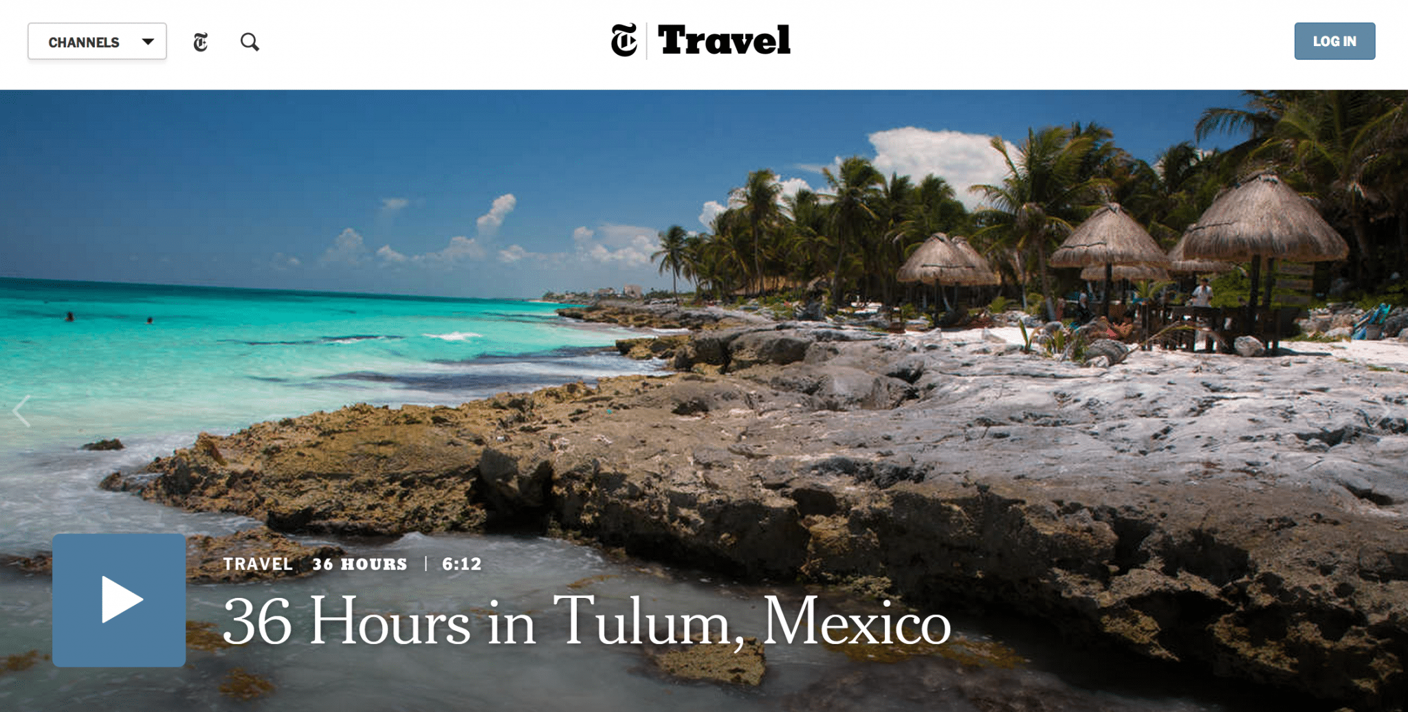 The New York Times Travel section's 