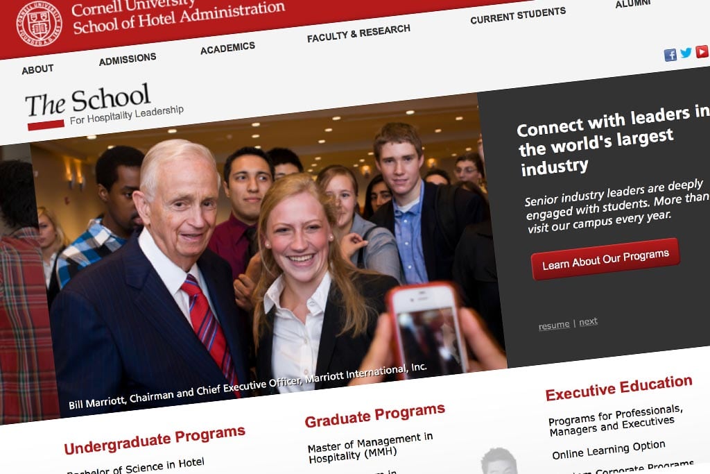 Promotional material on Cornell University's website.  