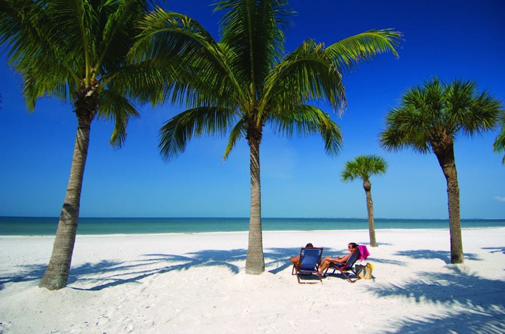 Fort Myers Beach in Florida attracts international visitors and Americans, including the locals.