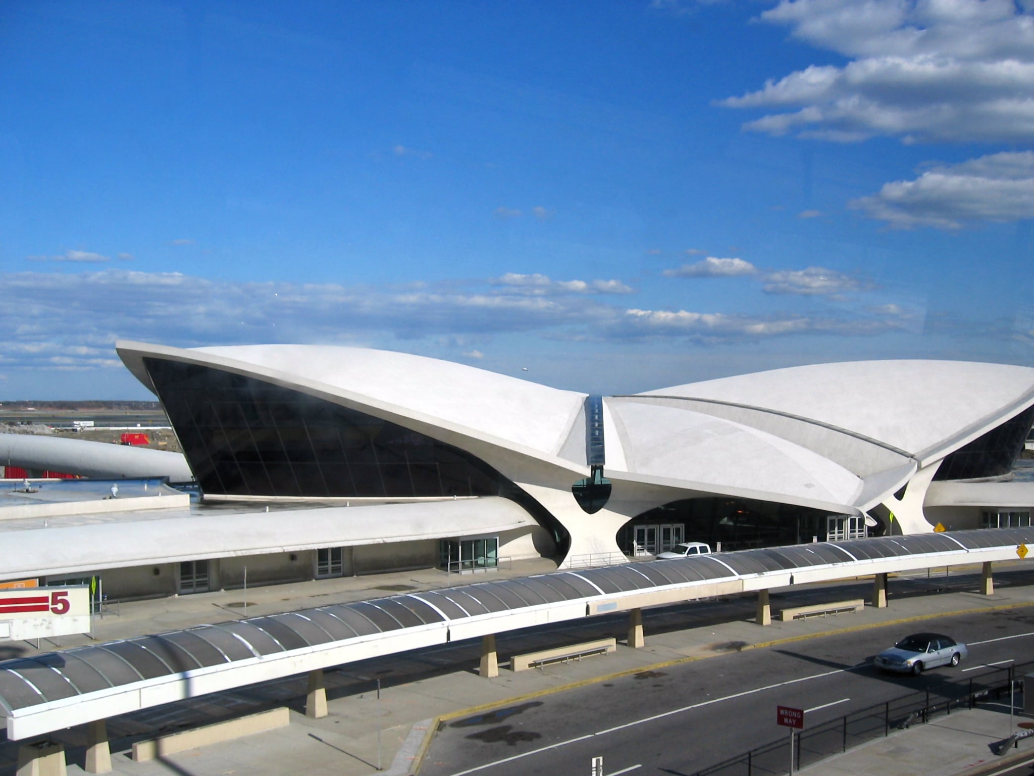 The iconic TWA Flight Center at JFK Airport in New York.