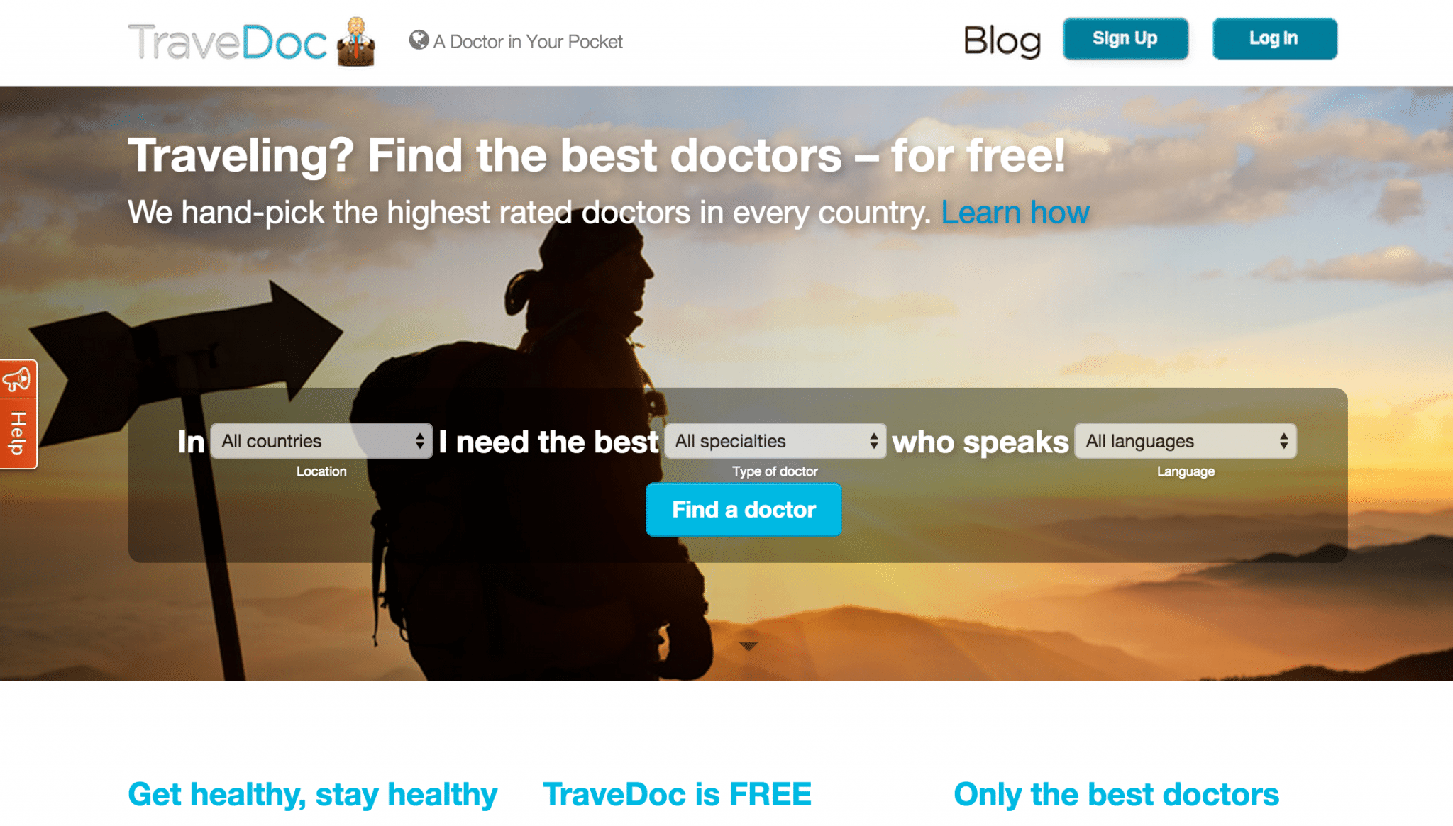 TraveDoc is the online doctor appointment scheduling service for people living and traveling in a new country.