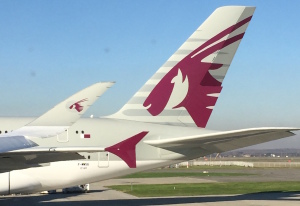 View of Qatar's second A380 and A350 XWB sharklet 2014-12-22 13.29.27 copy
