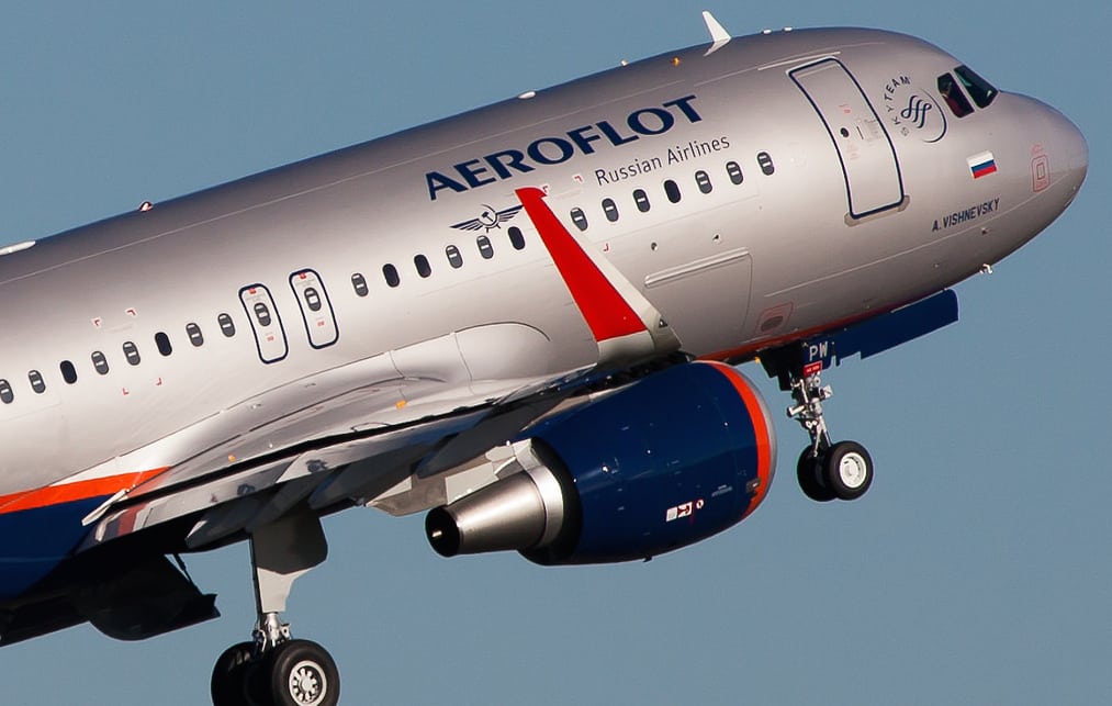 An Aeroflot Airbus A320.