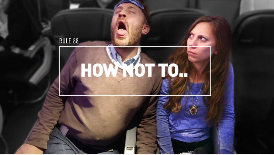 JetBlue's New How Not To... #FlightEtiquette Video Campaign/JetBlue