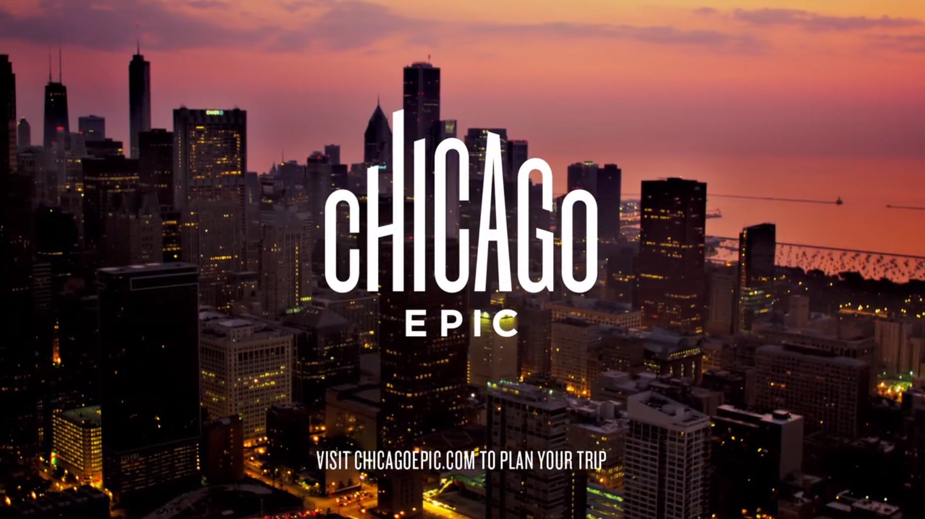 A clip from Choose Chicago's new 'Epic' advertising campaign.
