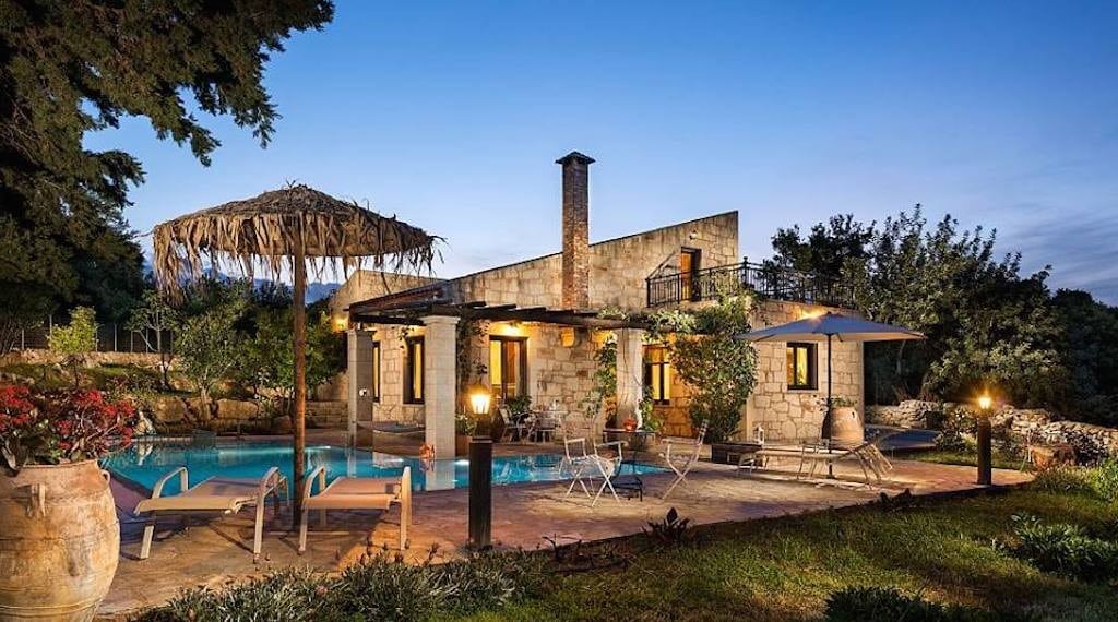 Vacation rentals can be unique and much different than cookie-cutter hotels, which means making vacation rentals online bookable is a relatively complex problem. Pictured is a HomeAway villa rental in Greece. 