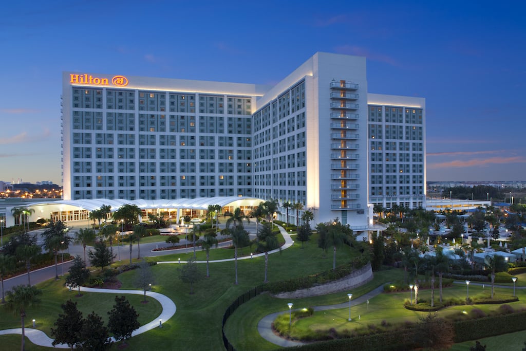Hilton Worldwide plans on spinning off its owned and leased hotels into a real estate investment trust. Pictured is the Hilton Orlando.