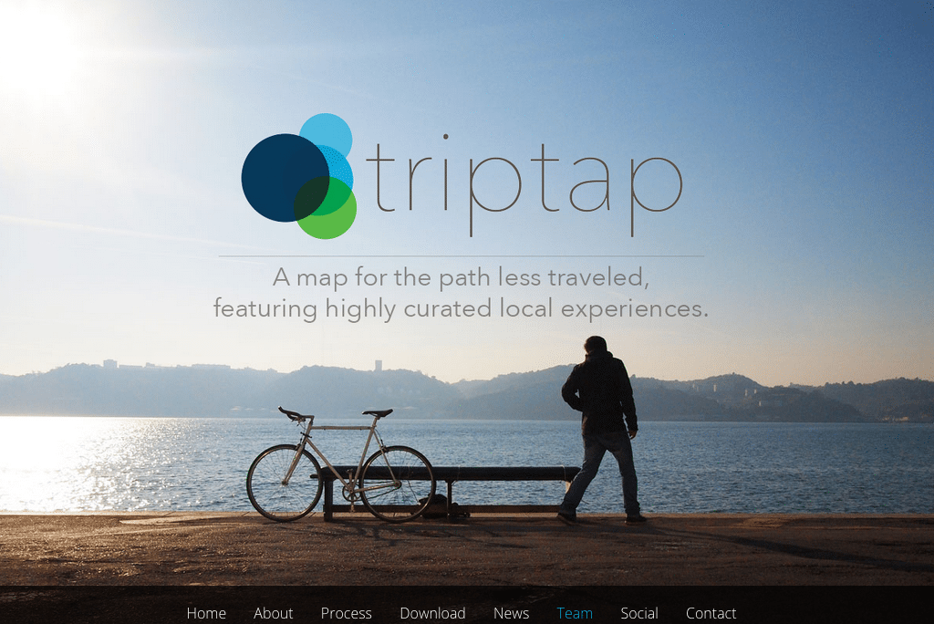 Triptap is a travel discovery app that provides users with a curated list of restaurants, hotels and activities. 