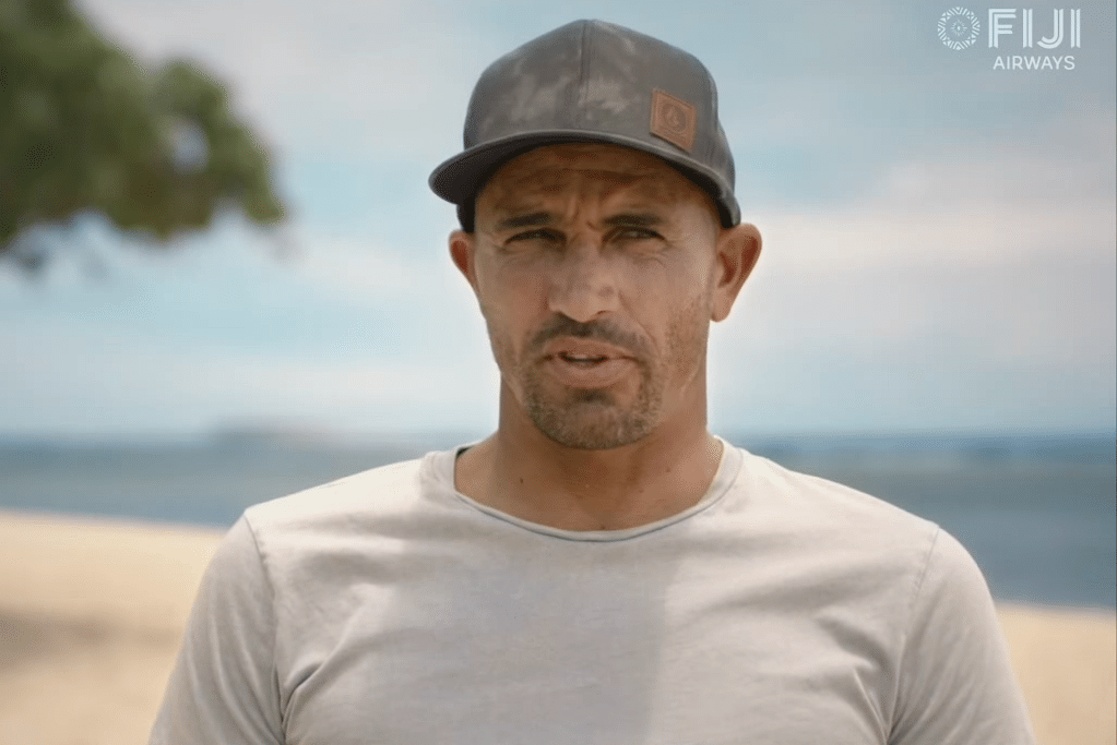 Professional American surfer Kelly Slater talks about his love for Fiji in a recent Fiji Airways ad.