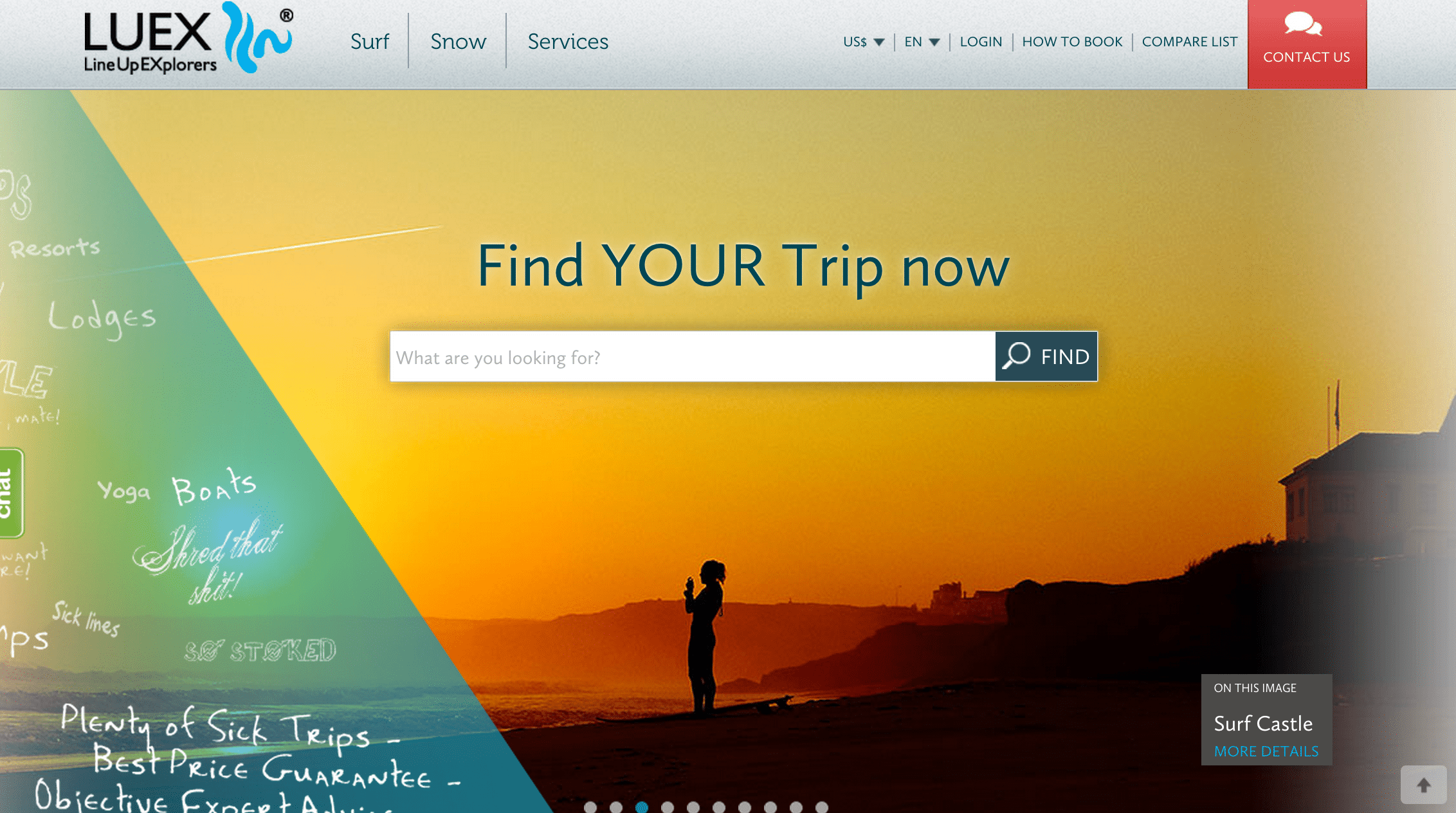 Luex is a trip-planning platform for lifestyle trips.