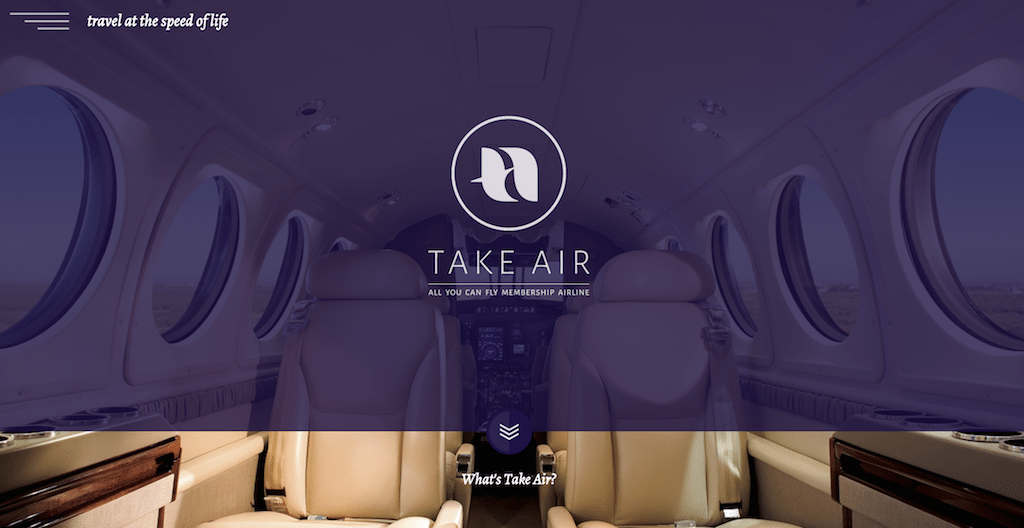 Take Air is an all-you-can-fly membership airline in Europe.