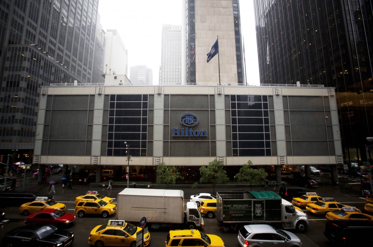 An exterior shot of the Hilton Midtown in New York June 7, 2013. 