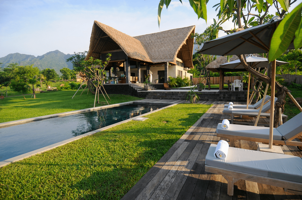 A 3-bedroom villa in Bali.