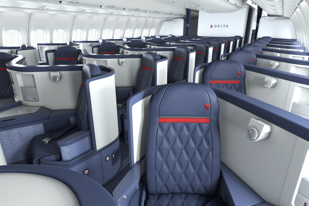 Delta One seat on board its Airbus A330 aircraft.