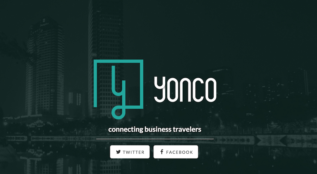 Yonco is a networking platform for business travelers to make plans to meet up while traveling.