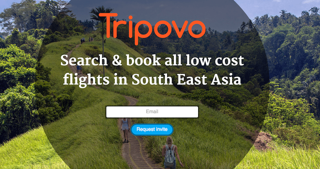 Tripovo lets travelers book low cost-flights in Southeast Asia.