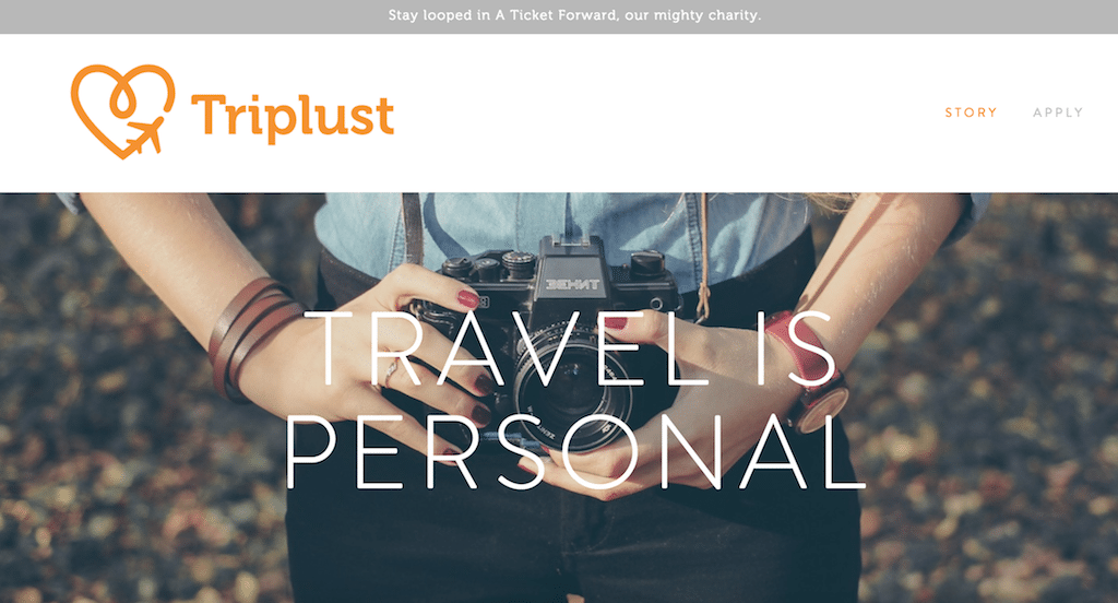 Triplust uses influencers to connect travel and lifestyle brands with their target markets.