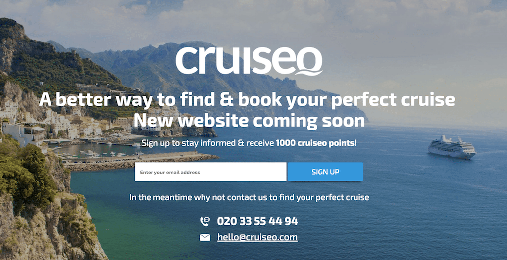 Cruiseo is a booking platform for cruises.