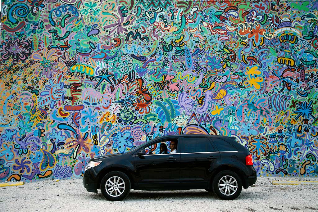 Miami's Wynwood Arts District is promoted as the world's largest outdoor graffiti museum. 