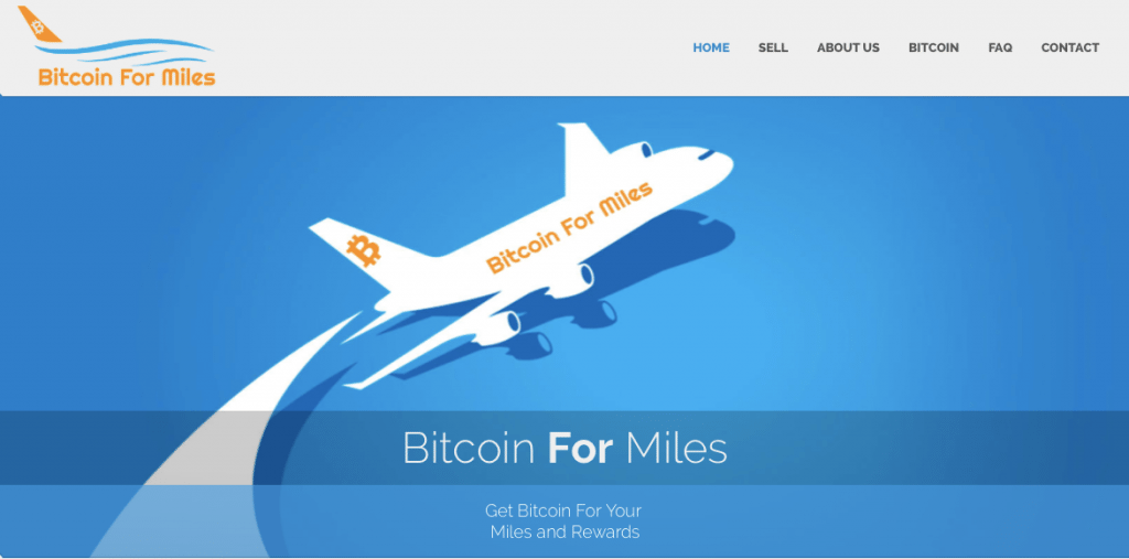 Bitcoin For Miles proposes that travelers convert unwanted miles, and other reward points, into bitcoin.