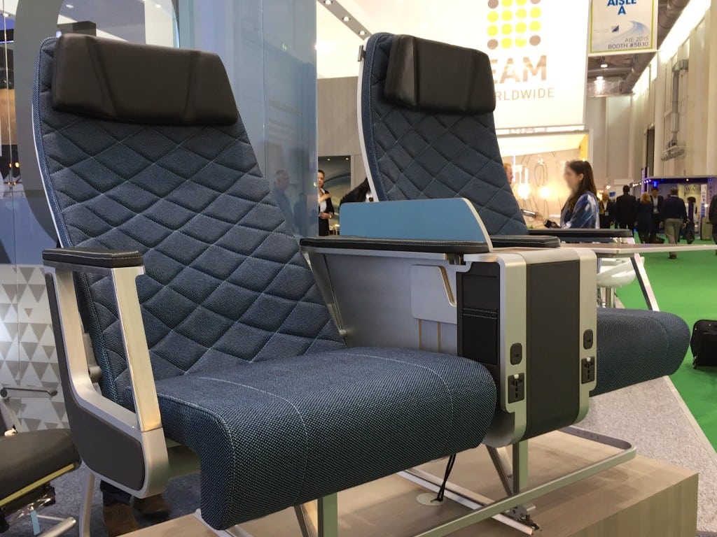 This new slim double seat could help airlines add a Premium cabin without paying (or charging) a premium for it/FCMedia