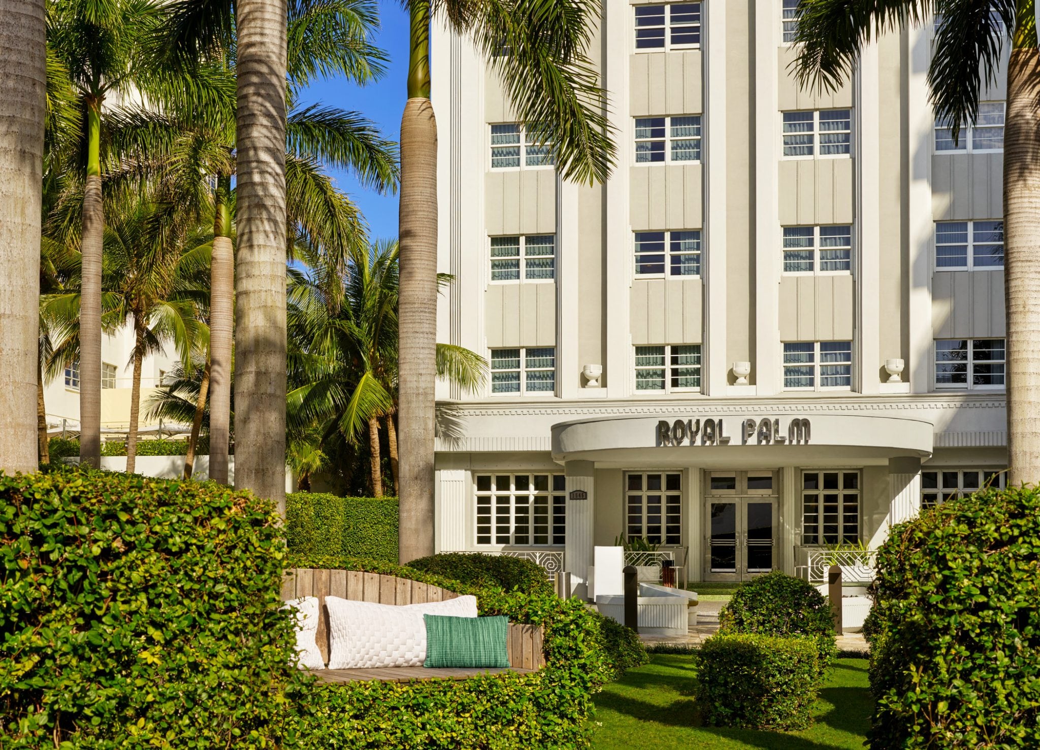 The entrance to the Royal Palm in Miami, the first property in Starwood's Tribute Portfolio. 