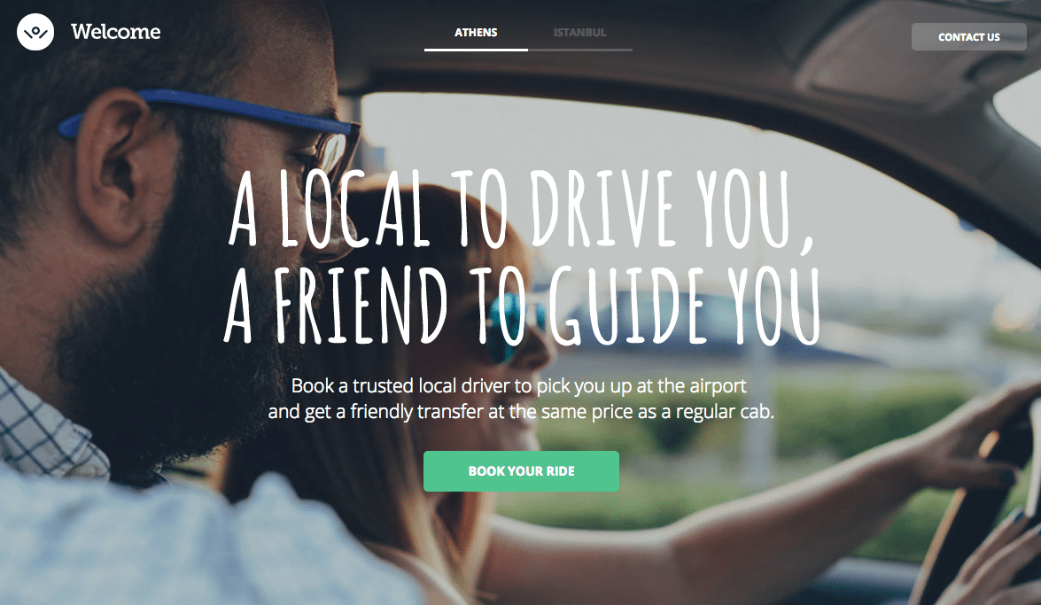 Dopios is a Greek startup that connects travelers with locals who serve as guides and drivers. 
