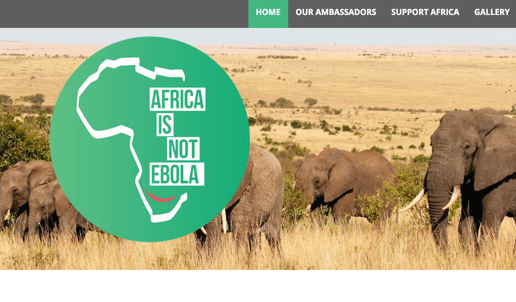 Brussels Airlines has distanced itself from its "Africa is Not Ebola" campaign by not attaching its name and claiming it's for the greater good.