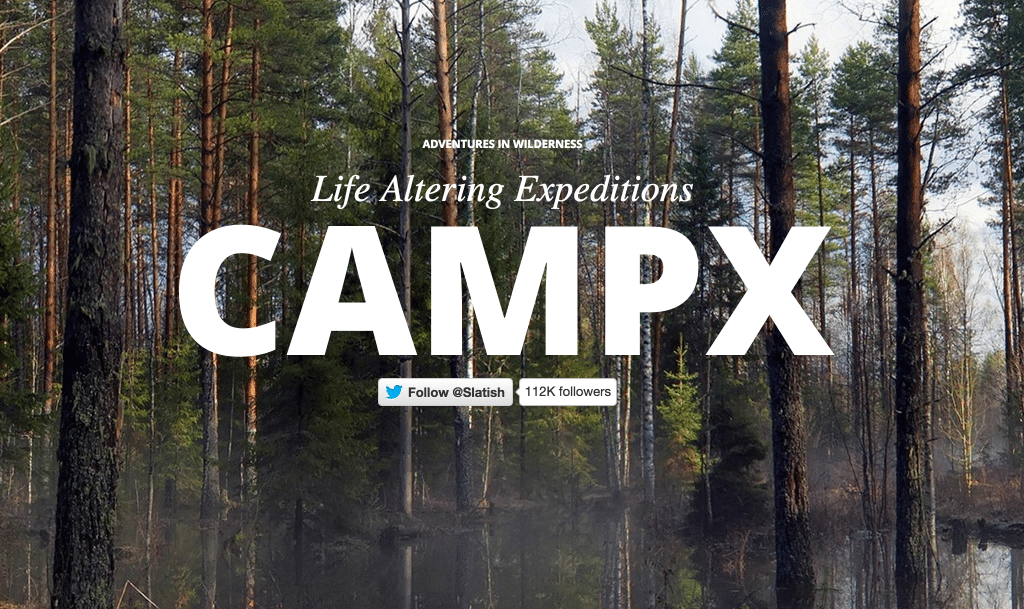 CampX creates custom camping trips suited to the desires and skills of an individual or group with the ultimate goal of providing life-altering experiences.
