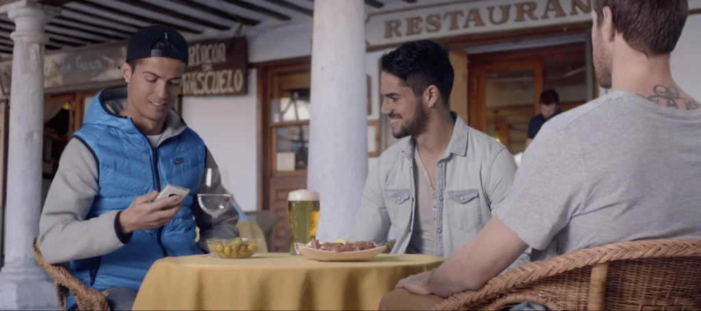 FC Real Madrid players star in a Madrid Tourism ad.