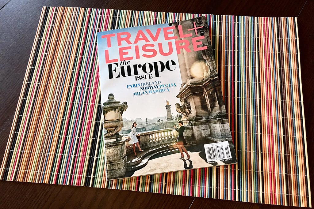 The May 2015 of Travel + Leisure corresponds with a redesign of the brand's website, too. 
