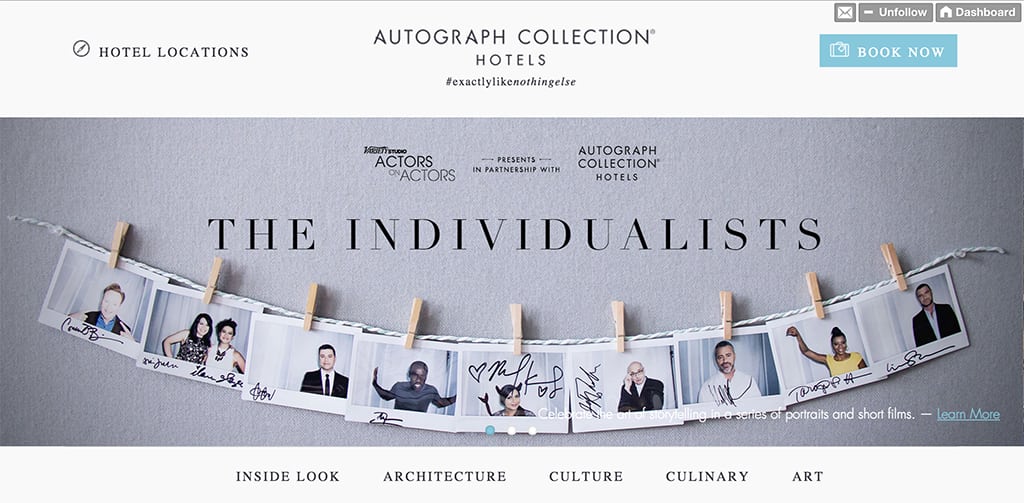Marriott's Autograph Collection Launches Celebrity Q&A Video Series