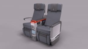 Singapore Airlines new Premium Economy seating. 