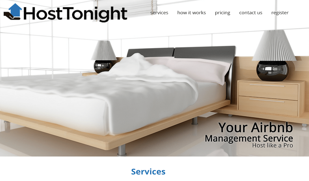 HostTonight is a management platform for Airbnb properties coordinating cleaning services, handling keys and more.