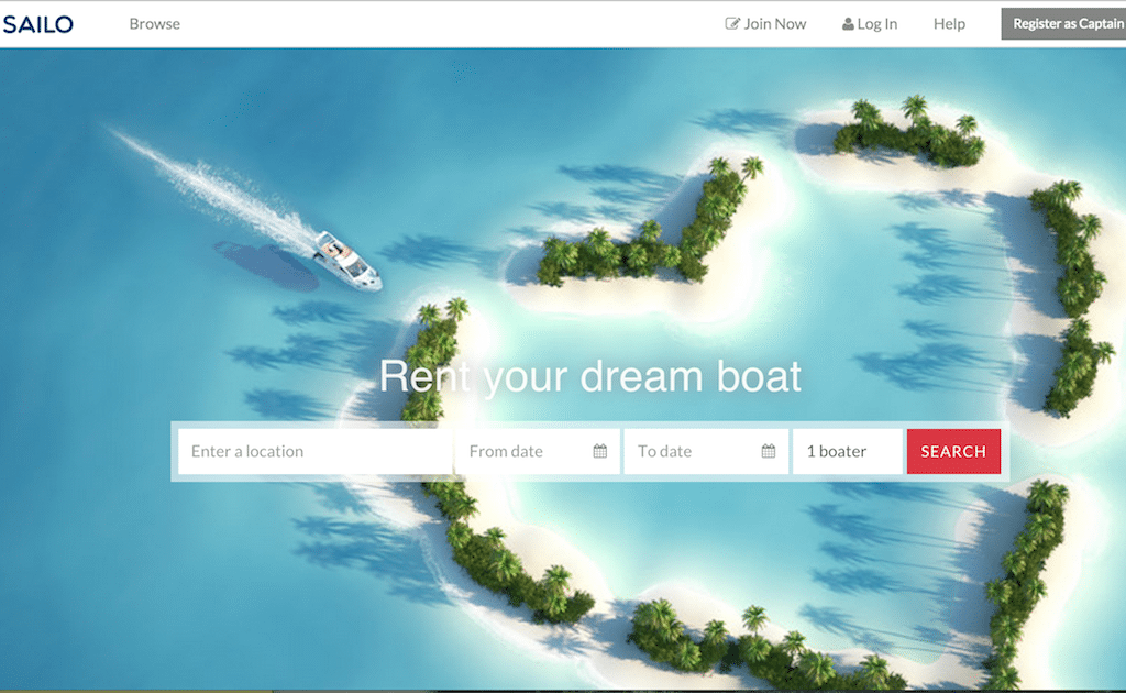 Sailo is an online boat rental marketplace connecting people who want to rent boats to boat owners and licensed captains. 