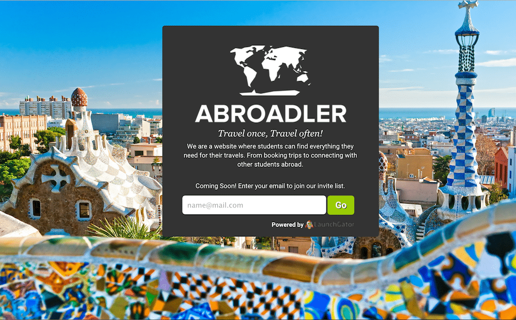 Abroadler helps students with their study abroad experiences.