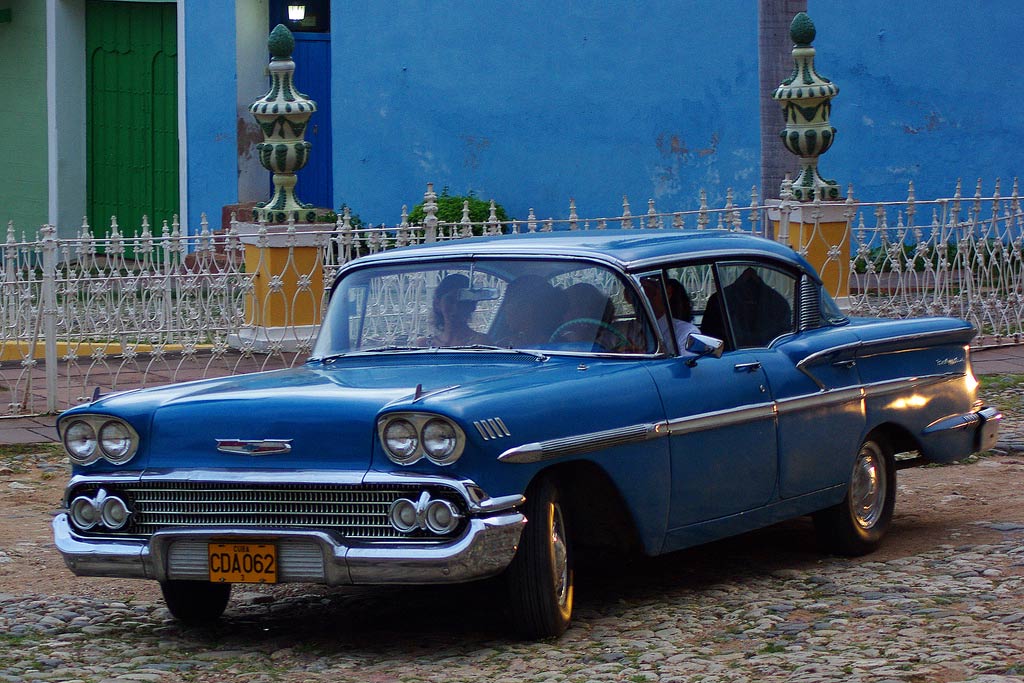 A car in Trinidad, Cuba. 