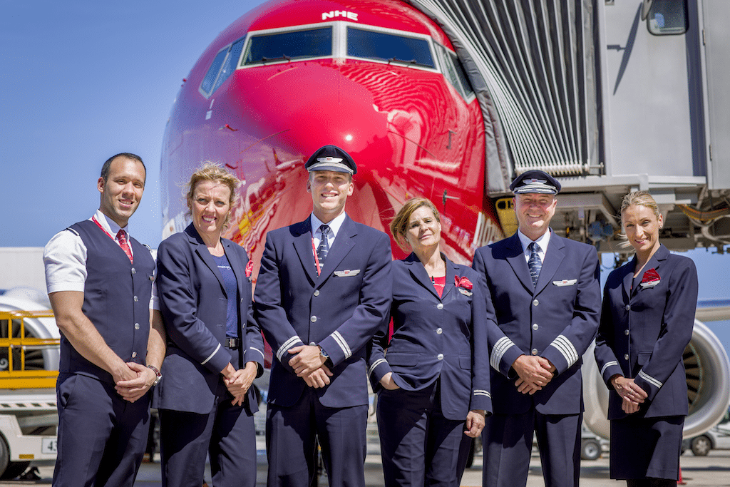 Norwegian Air International is pledging to use only European and American crew on its transatlantic flights in a bid to spur U.S. DOT approval of its application for a foreign air carrier permit.