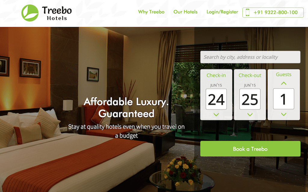 Treebo Hotels offers budget travelers affordable, luxurious accommodations in the Bangalore, India area.