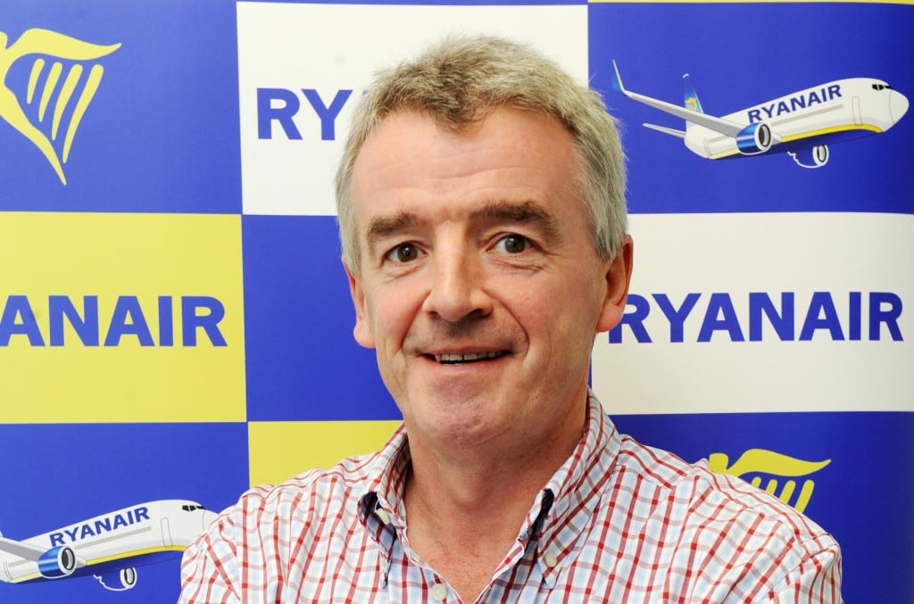 Ryanair's director and CEO Michael O'Leary. The airline canceled dozens of flights due to poor planning.